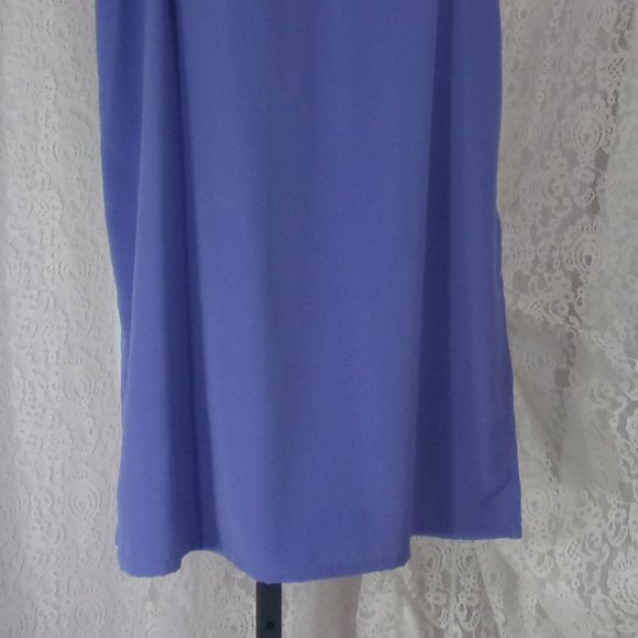 Koret Elastic Waist Purple Midi Maxi Skirt - Picture 2 of 4